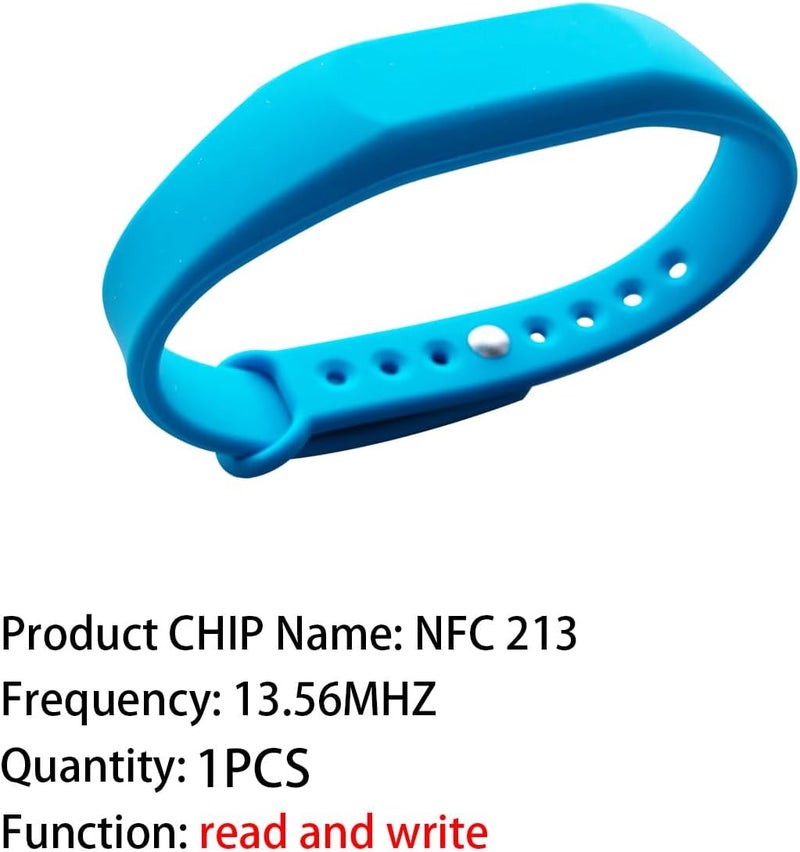 hecere سوار NFC 213 نوع 2 168 بايت (1 قطعة سوار NFC213 أزرق) - Image 4